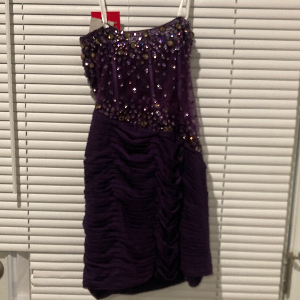 JVN Sparkling Purple Kids Formal Dress